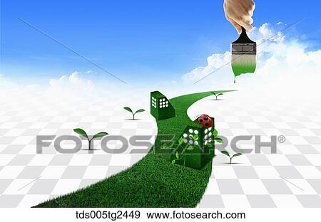 Stock Illustration - global business. Fotosearch