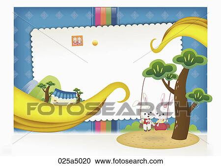 Greeting About New Year S Day In Lunar Calendar Clipart 025a5020