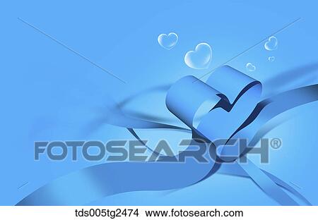 heart shaped ribbon View Large Illustration Stock Illustration - heart shaped ribbon. Fotosearch