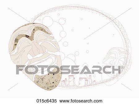 illustration in Korean traditional mood View Large Illustration Stock Illustration - illustration in Korean traditional mood. Fotosearch