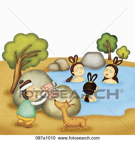Clipart - illustration of traditional fairy tales. Fotosearch