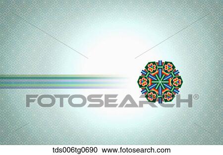 Clipart - Korean traditional mood background. Fotosearch