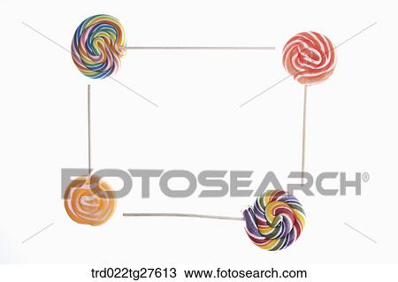 Drawing - lollipops. Fotosearch