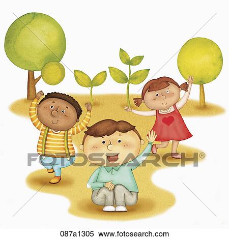 Stock Illustration - multi cultural society. Fotosearch