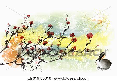 Clipart - oriental mood illustration. Fotosearch