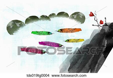 oriental mood illustration View Large Illustration Stock Illustration - oriental mood illustration. Fotosearch