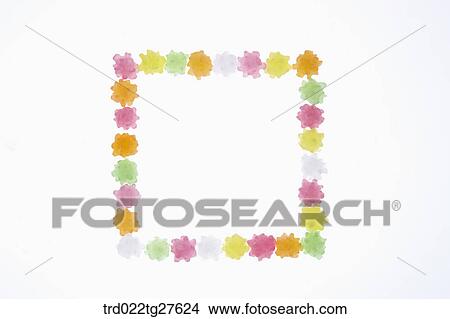 Stock Illustration - pastel color candies. Fotosearch