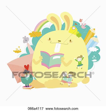 pleasant school children View Large Illustration Stock Illustration - pleasant school children. Fotosearch