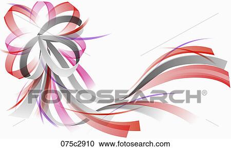 Clipart - tie shaped abstractive backdrop. Fotosearch