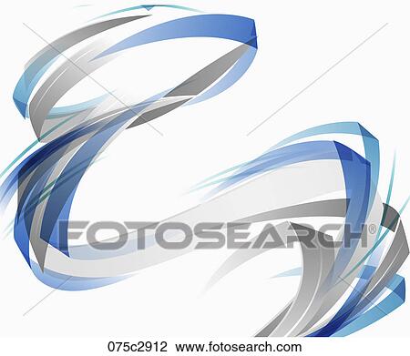 Drawing - tie shaped abstractive backdrop. Fotosearch