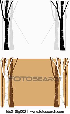 trees illust background View Large Illustration Clip Art - trees illust background. Fotosearch