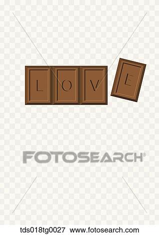 Stock Illustration - valentine day chocolates. Fotosearch