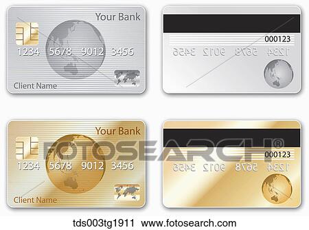 various types of credit card design View Large Illustration Clip Art - various types of credit card design. Fotosearch