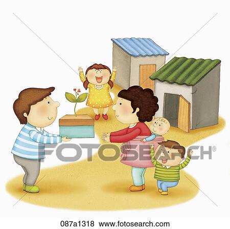 warmth shared society View Large Illustration Stock Illustration - warmth shared society. Fotosearch