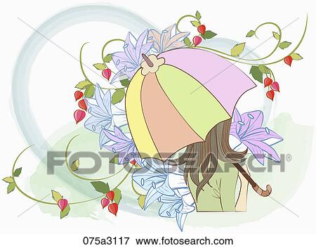 Stock Illustration - young lady's life style. Fotosearch