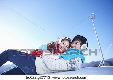 Stock Image - cordial couple hugging tightly. Fotosearch
