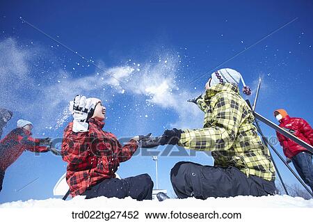 couple enjoying snow board View Large Photo Image Stock Image - couple enjoying snow board. Fotosearch