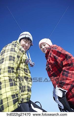 couple enjoying snow board View Large Photo Image Stock Image - couple enjoying snow board. Fotosearch
