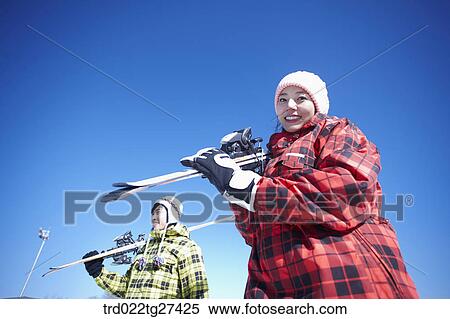 couple have a great time in ski resort View Large Photo Image Stock Photography - couple have a great time in ski resort. Fotosearch