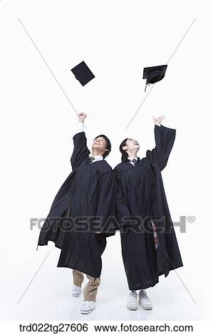 teenagers celebrating graduation View Large Photo Image Stock Photograph - teenagers celebrating graduation. Fotosearch