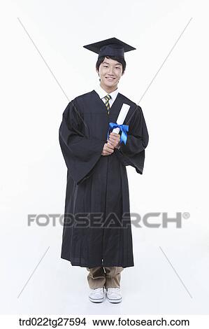 Picture - teenager's graduation. Fotosearch