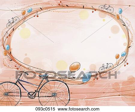 backdrop of bicycles illustration View Large Photo Image Stock Photography - backdrop of bicycles illustration. Fotosearch