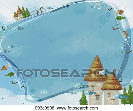 backdrop of blue sky illustration View Large Photo Image Stock Photograph - backdrop of blue sky illustration. Fotosearch