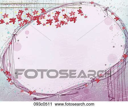 Stock Image - backdrop of spring mood illustration. Fotosearch
