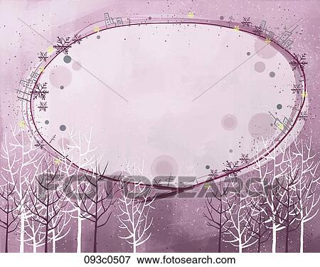 Stock Photo - backdrop of winter mood illustration. Fotosearch