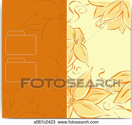 brochure design with flowers View Large Photo Image Stock Image - brochure design with flowers. Fotosearch