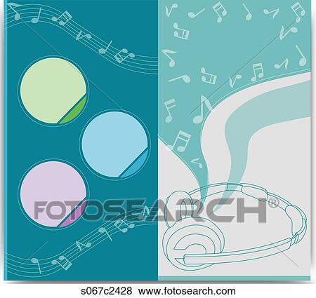 brochure design with music relates View Large Photo Image Stock Photo - brochure design with music relates. Fotosearch