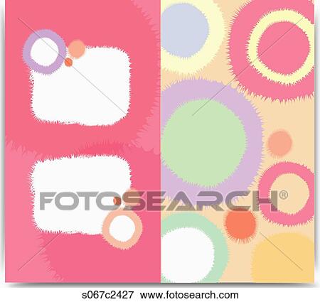 brochure design with patterned circles View Large Photo Image Stock Photo - brochure design with patterned circles. Fotosearch