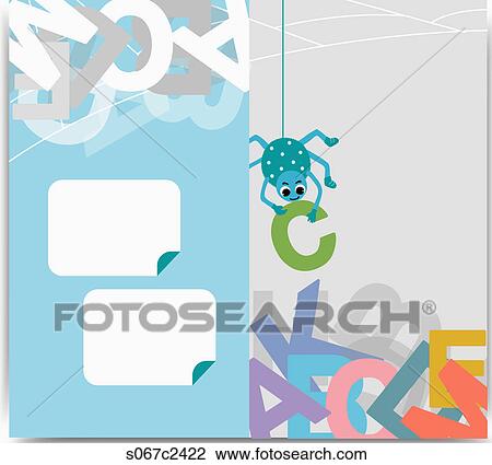 brochure design with spider View Large Photo Image Stock Image - brochure design with spider. Fotosearch