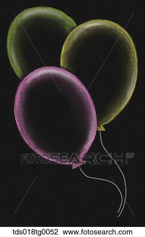 chalk art balloons View Large Photo Image Stock Image - chalk art balloons. Fotosearch
