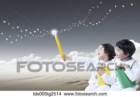 Picture - children english education. Fotosearch