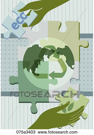 Stock Image - eco friendly world. Fotosearch