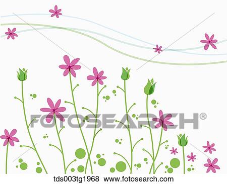 flowers illustration View Large Photo Image Stock Photo - flowers illustration. Fotosearch