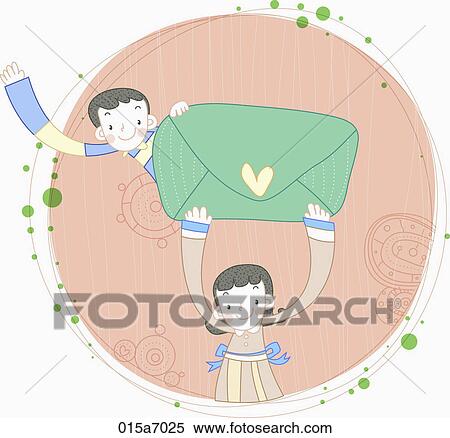 illustration of cordial couple View Large Photo Image Stock Photography - illustration of cordial couple. Fotosearch