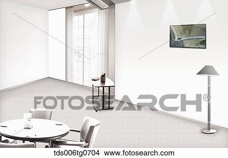 Picture - interior design. Fotosearch
