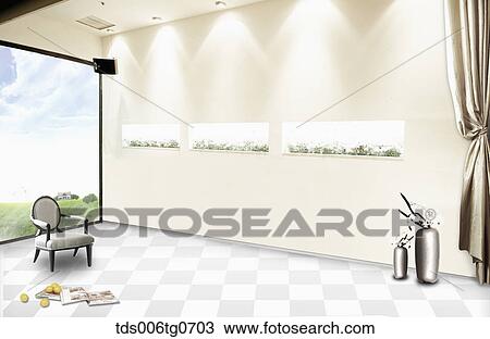 Stock Image - interior design. Fotosearch