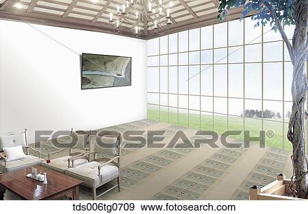 Stock Photo - interior design. Fotosearch