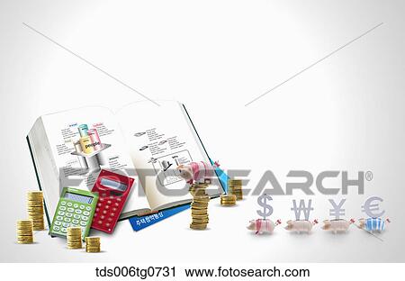 Stock Image - saving and global economy. Fotosearch