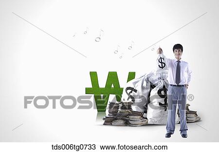 Stock Image - saving and global economy. Fotosearch