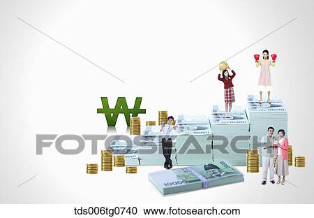 Stock Image - saving and global economy. Fotosearch