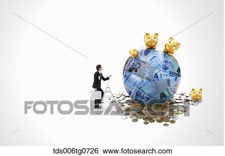 saving and global economy View Large Photo Image Stock Photograph - saving and global economy. Fotosearch
