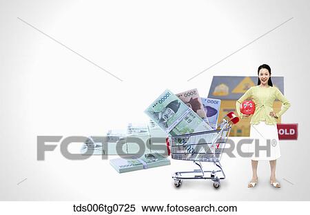 Stock Photography - saving and global economy. Fotosearch