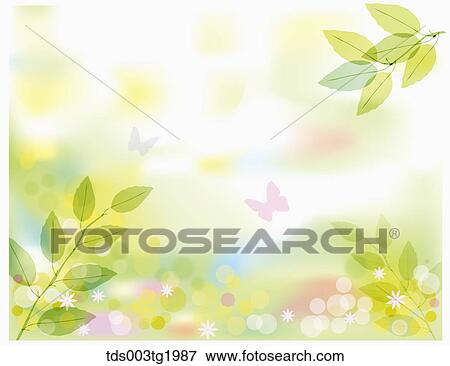 Stock Photo - spring mood illustration. Fotosearch
