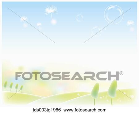 spring mood illustration View Large Photo Image Stock Photograph - spring mood illustration. Fotosearch