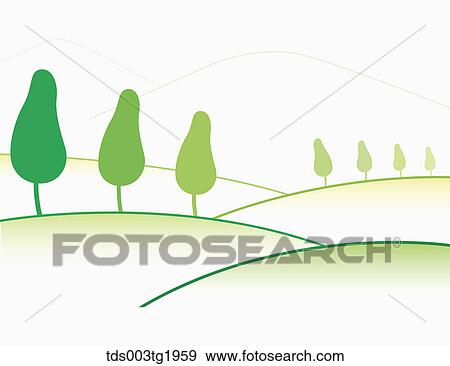 Stock Photo - trees illustration. Fotosearch