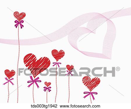Stock Image - valentine heart shaped illustration. Fotosearch